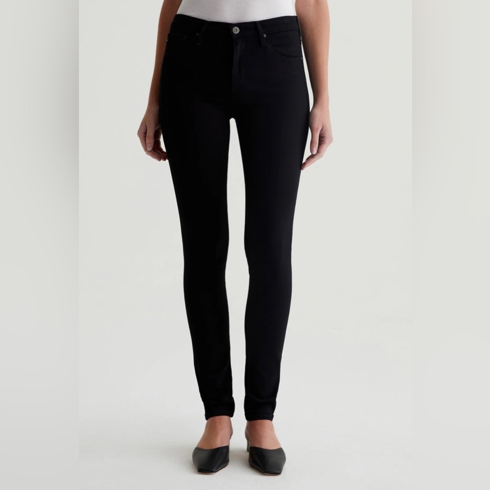AG THE PRIMA. mid rise cigarette black Jean Sz 29
